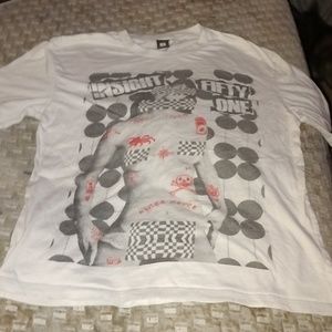 NWOT M Insight Fifty One Censored Nude Tee